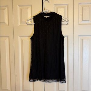Elegant‎ Black Sleeveless Blouse